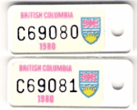 1980 Consecutive Numbers front