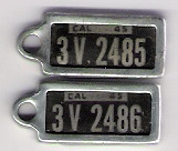 1945 Consecutive Numbers front