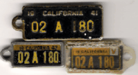 1941 CA with tags