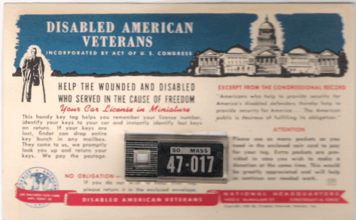 1950 On Mailer Type 1