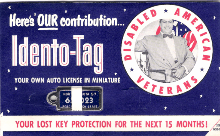 1957 Single Tag On Mailer