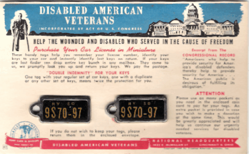 1950 Special Request On Mailer