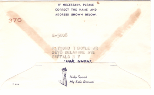 1951 On Mailer Complete Package