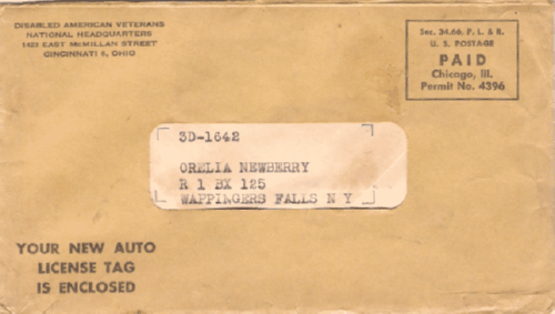 1952 On Mailer Complete Package