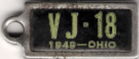 1949 License Plate