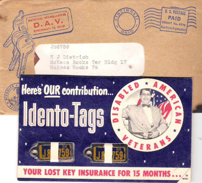 1959 Complete Package E.J. Dietrich