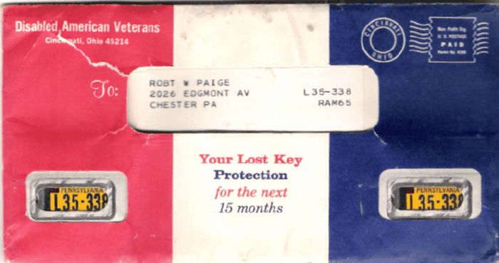 1967 Complete Package Robert W. Paige