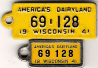 1941 WI Matching Ident-O-Tag