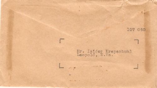 1942 Complete Mailer back