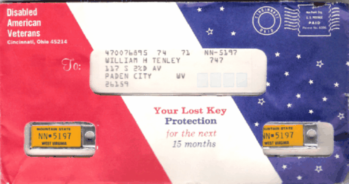 1973 Complete Mailer